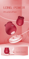 The Rose Clit Stimulator 10 Suction Modes