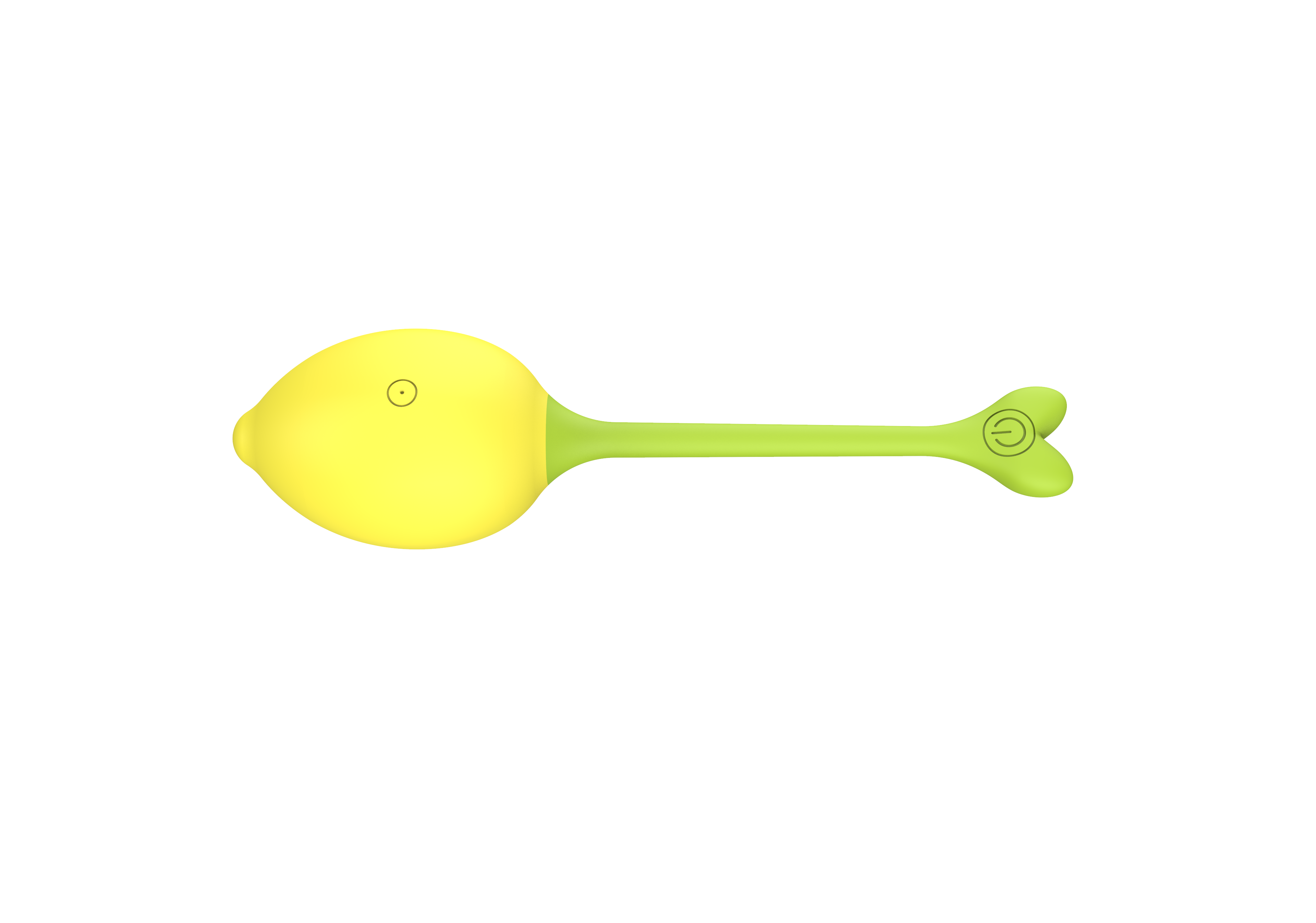 Cute lemon shape egg shaker with app control