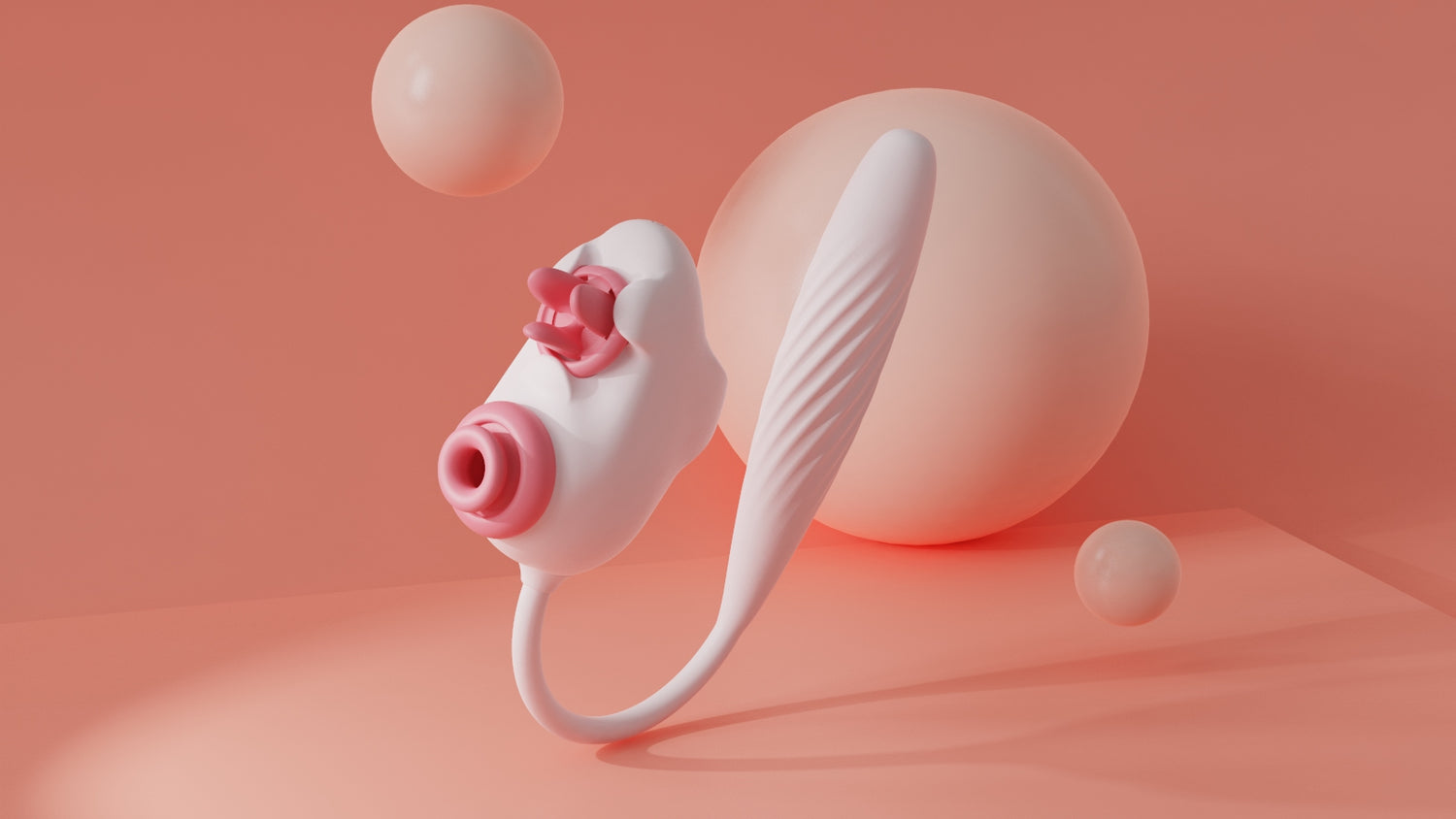 Cute pink ship G-spot vibrator