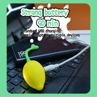 Cute lemon shape egg shaker with app control