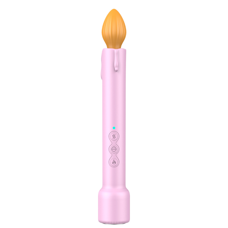 Vibrator That Light Up Like Candle Heatable Base Burning Hot Pleasure