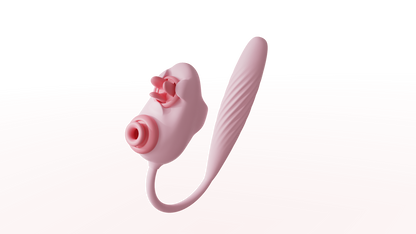 Cute pink ship G-spot vibrator