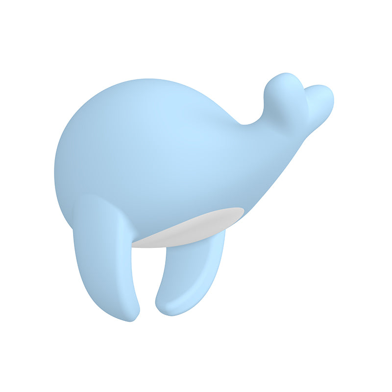 Cute little blue whale fingertip egg