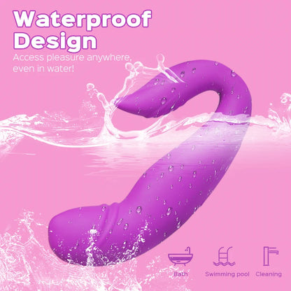 Dual-Motor Rolling G-spot &amp; Clitoral Vibrator